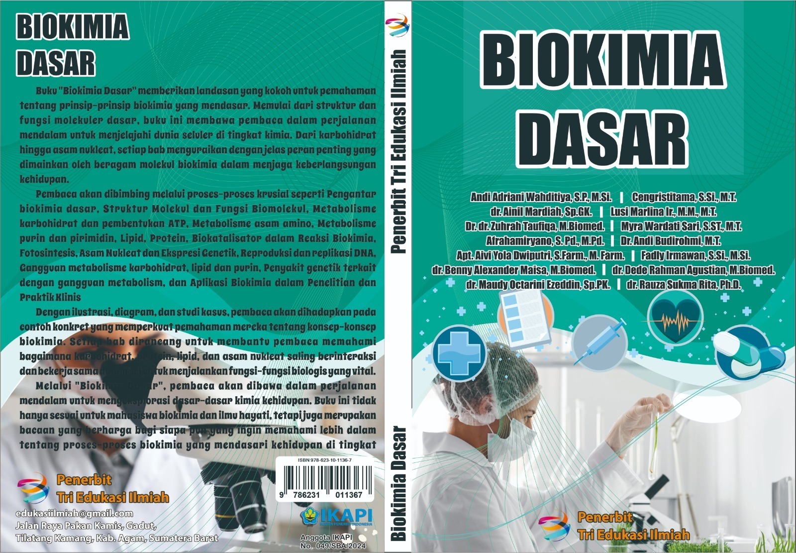 Dosen FK UNP Terbitkan Buku “Biokimia Dasar”